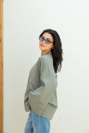 Origin Blouse In Matcha