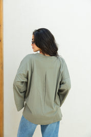 Origin Blouse In Matcha