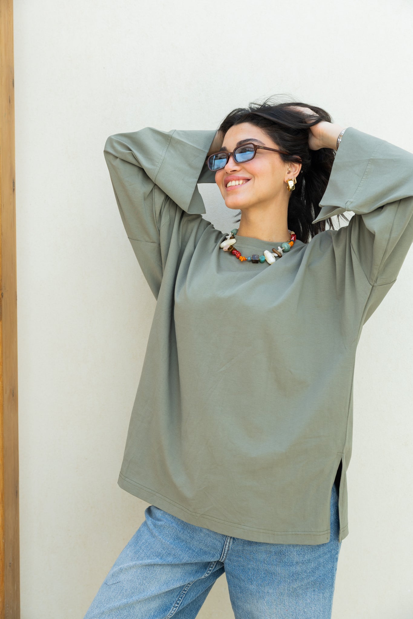 Origin Blouse In Matcha