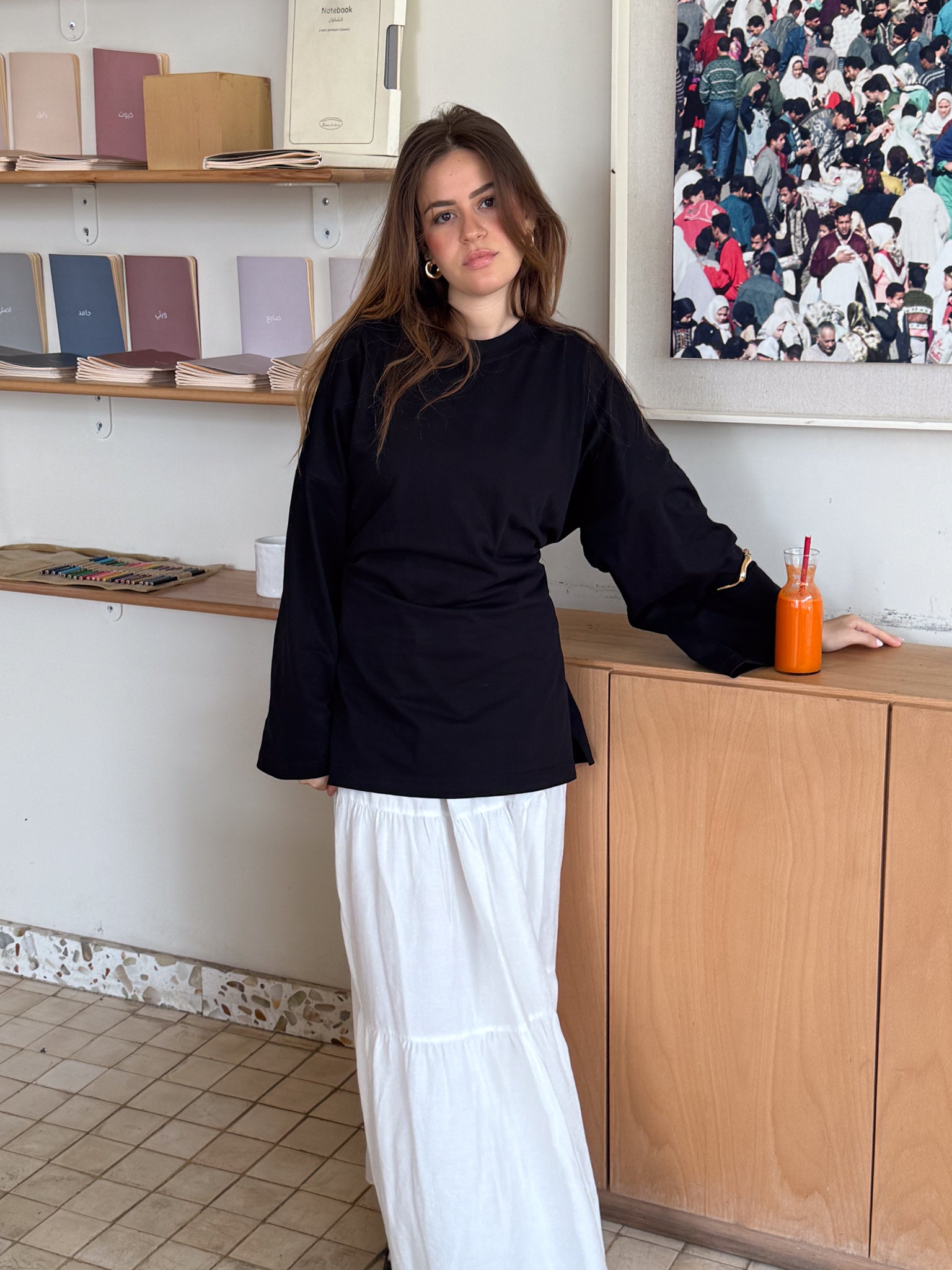 Softie Blouse In Black
