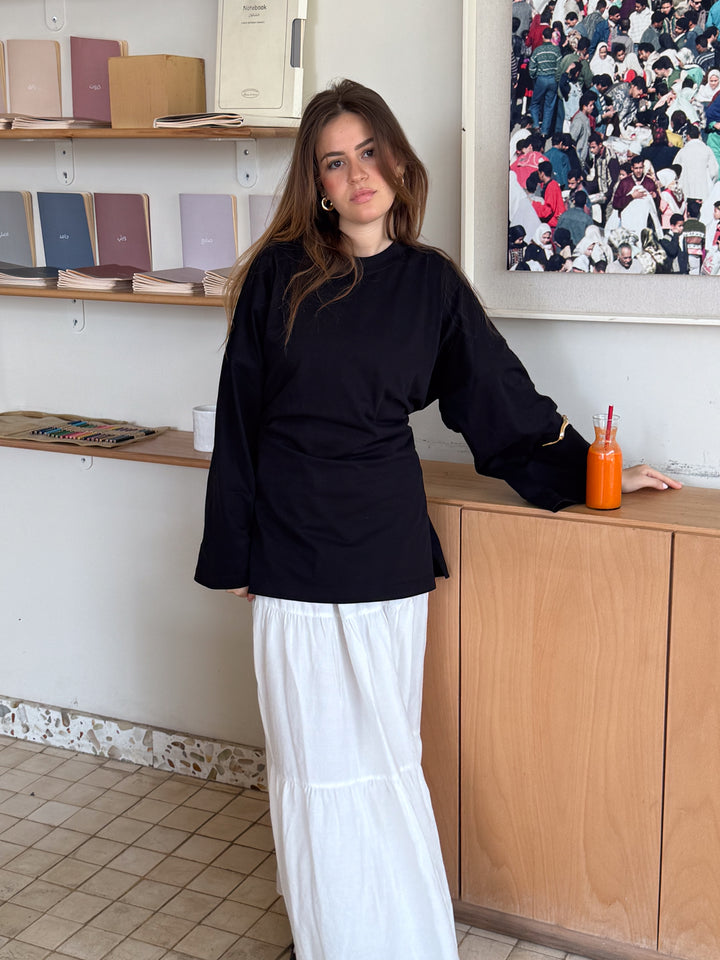 Softie Blouse In Black