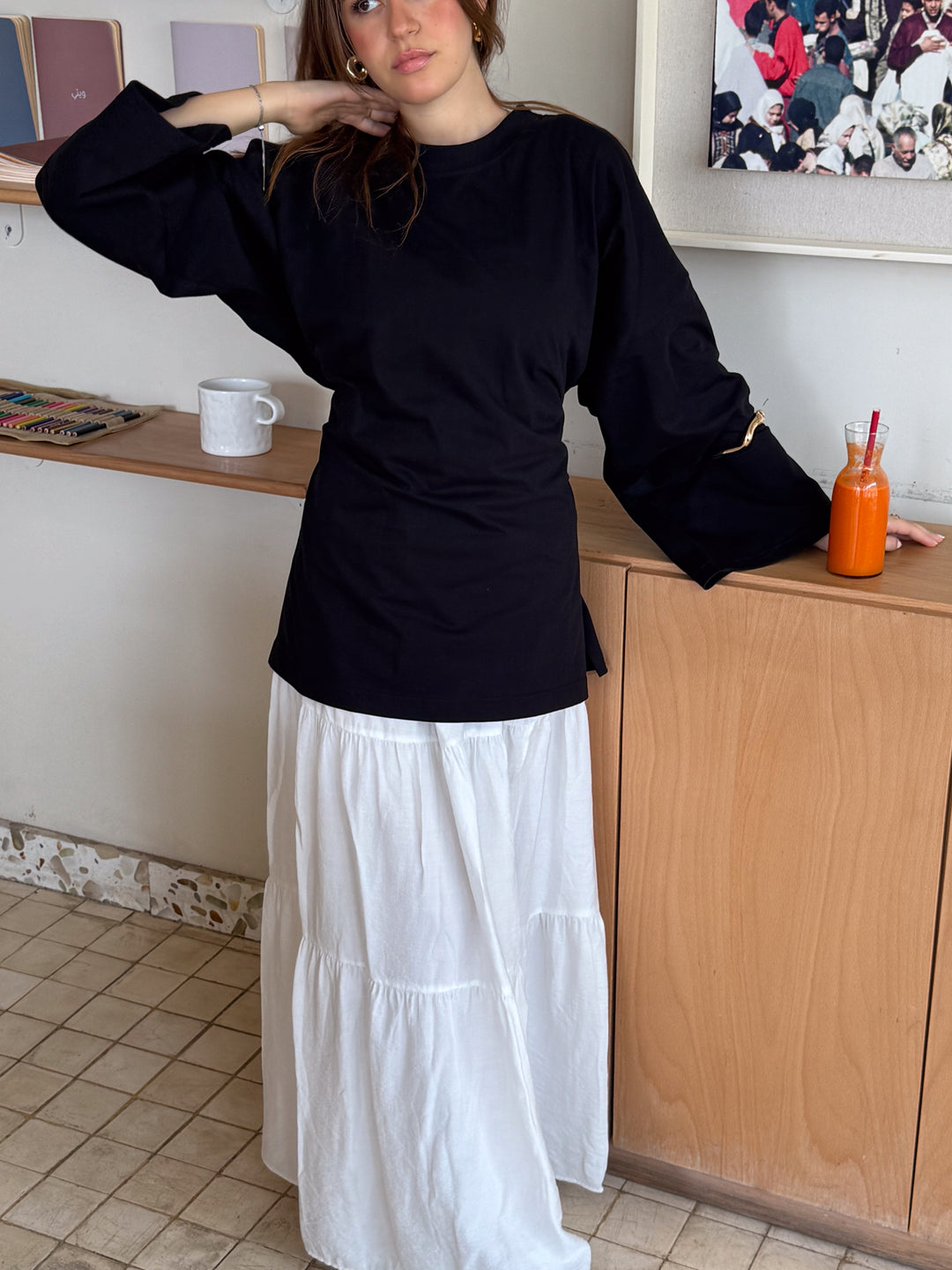 Softie Blouse In Black