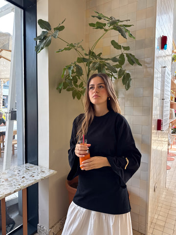 Softie Blouse In Black