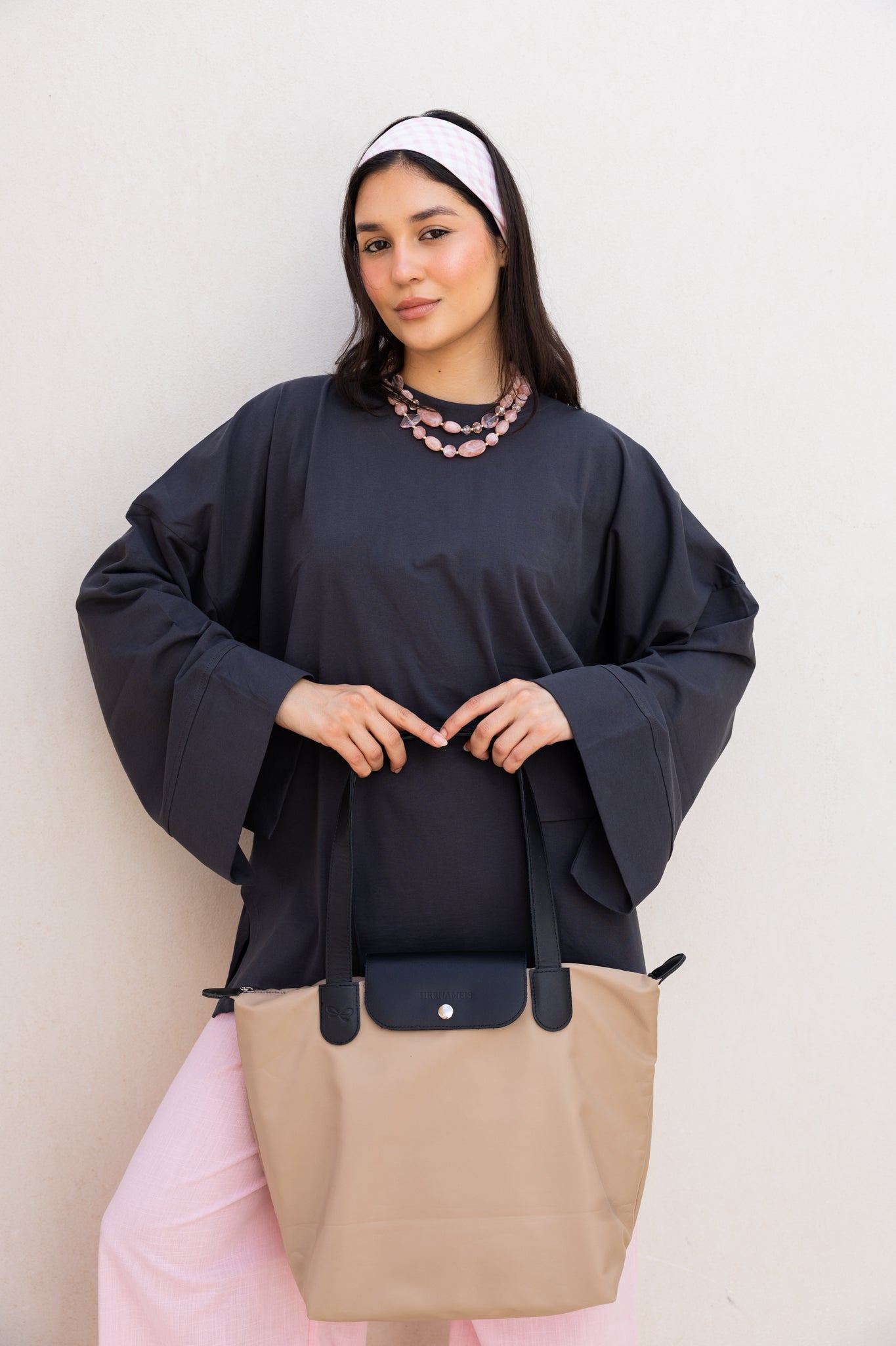 Long Day Bag In Beige