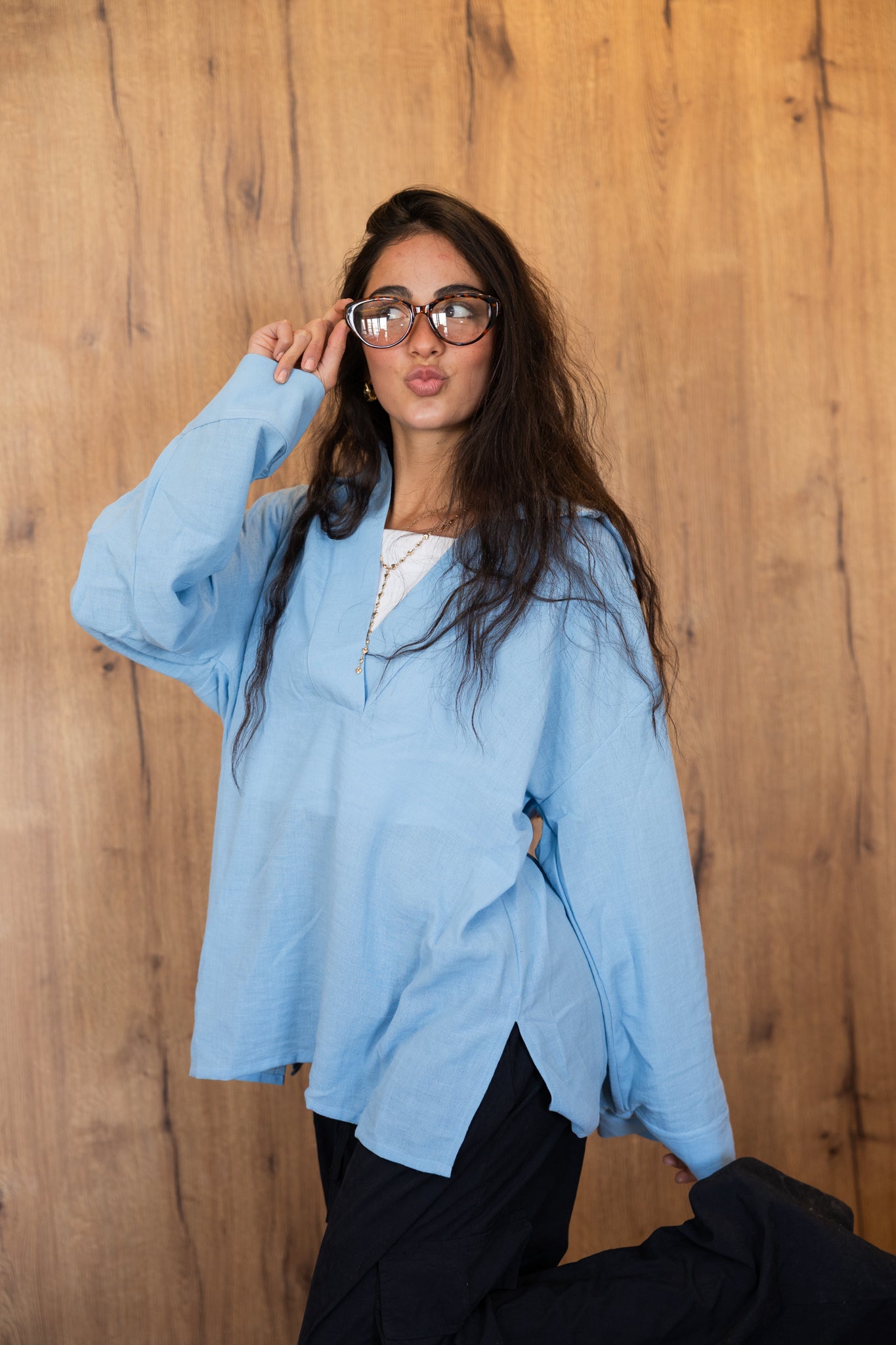 Sunday Blouse In Blue