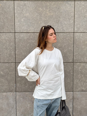 Softie Blouse In Off White