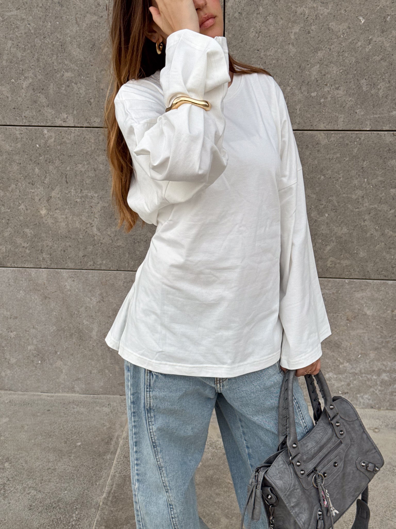 Softie Blouse In Off White