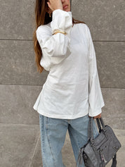 Softie Blouse In Off White