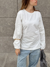 Softie Blouse In Off White