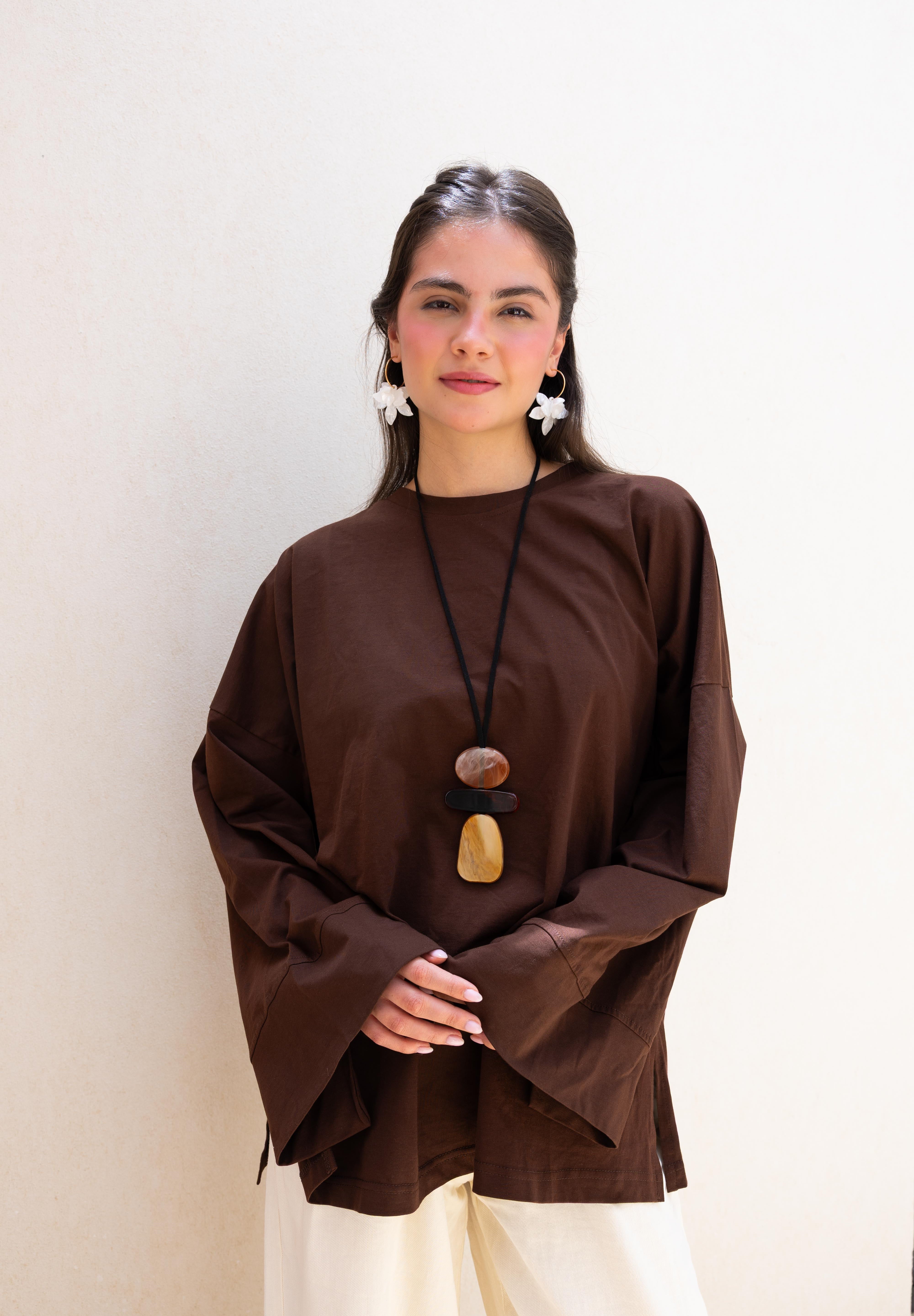 Origin Blouse In Brown
