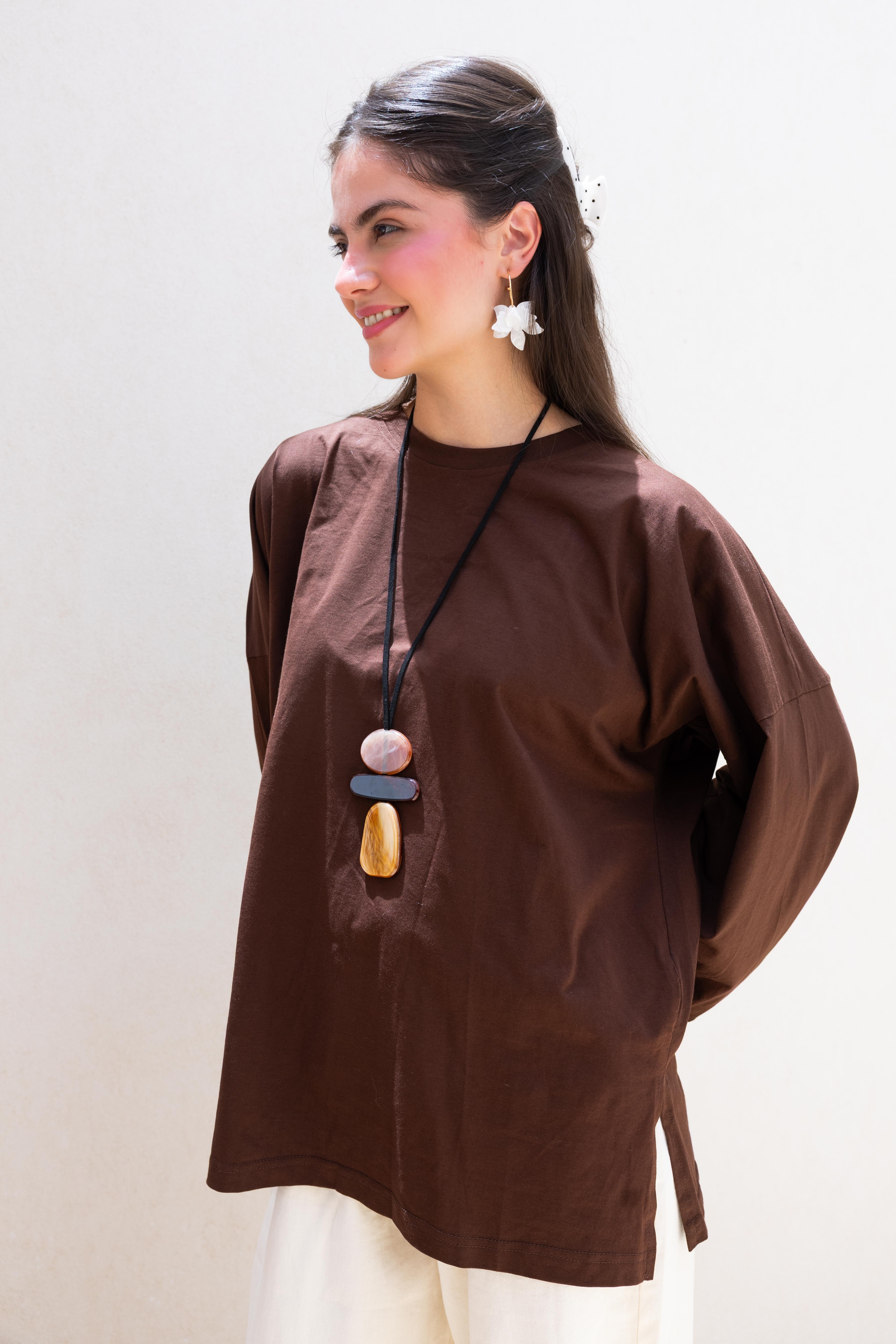 Origin Blouse In Brown