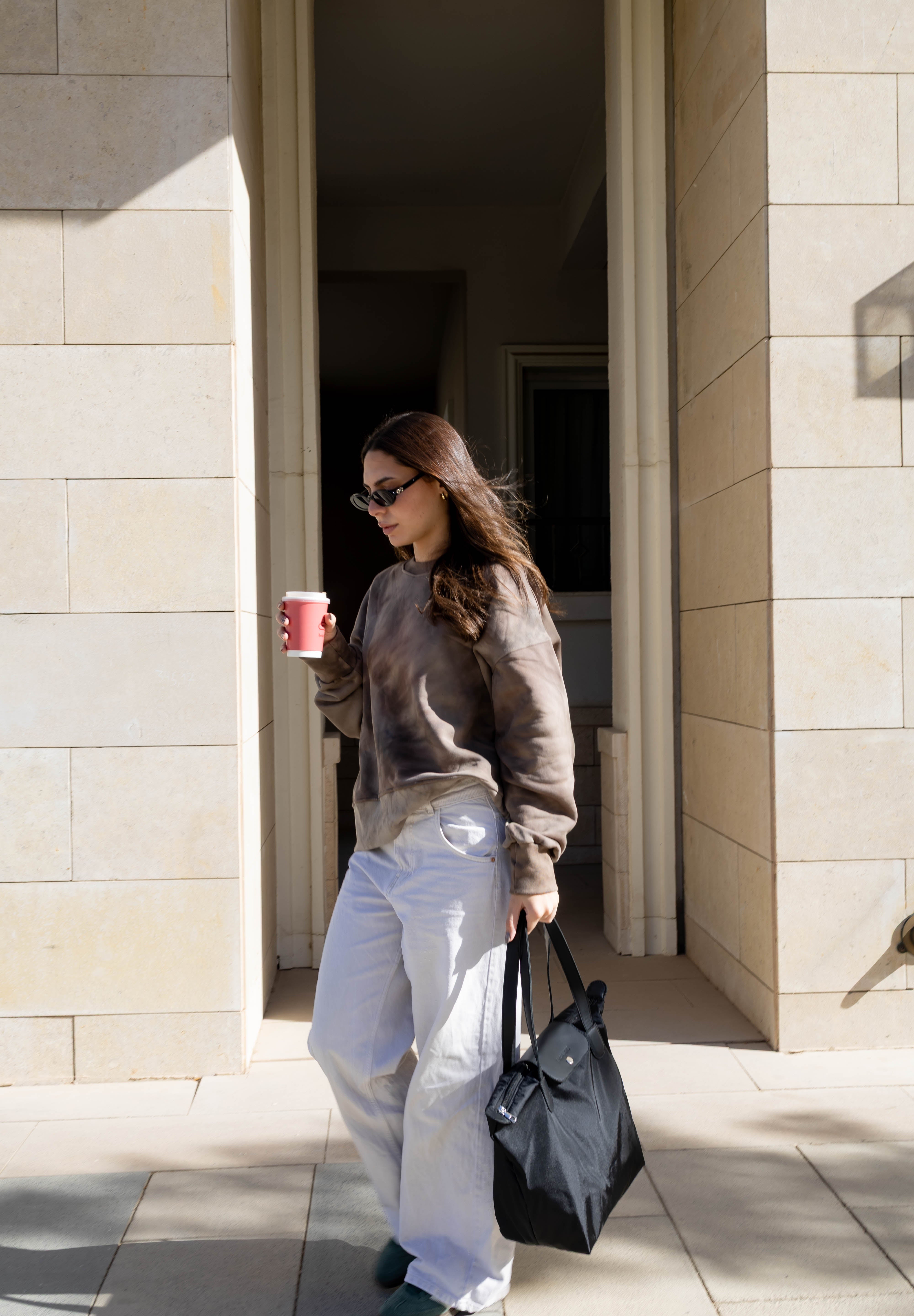 Wave Crewneck In Caffee