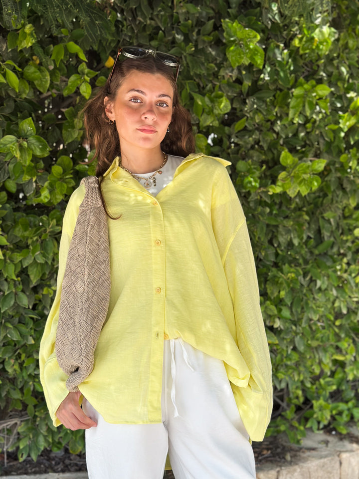 Butter Cup Linen Shirt