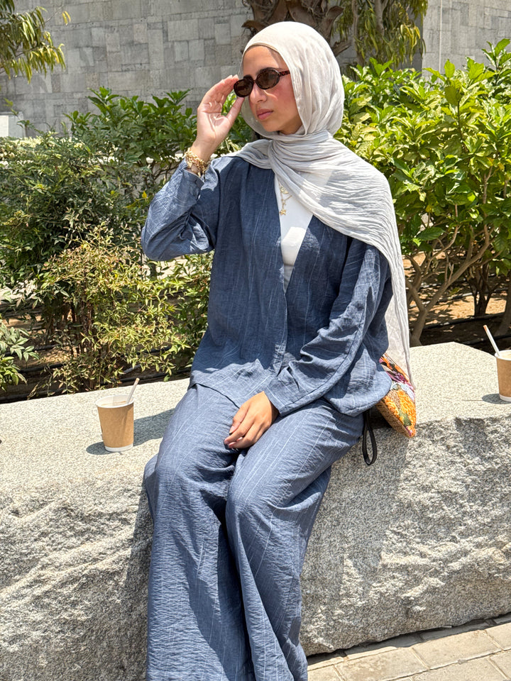 SWAY CARDIGAN IN NAVY BLUE
