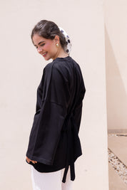ASYMMETRIC Blouse In Black