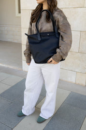 Long Day Bag In Black