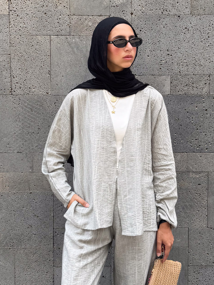 SWAY CARDIGAN IN GREY