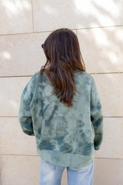 Wave Crewneck In Olive