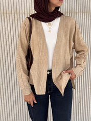 SWAY CARDIGAN IN BEIGE