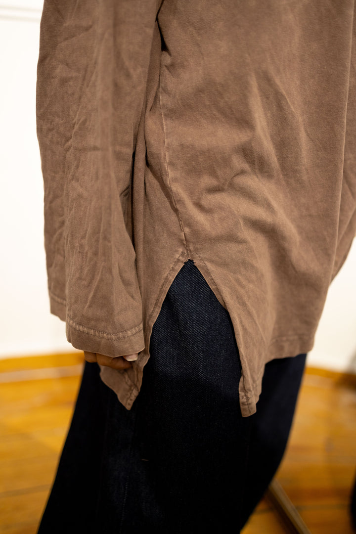Wood Oversized Washed T-shirt