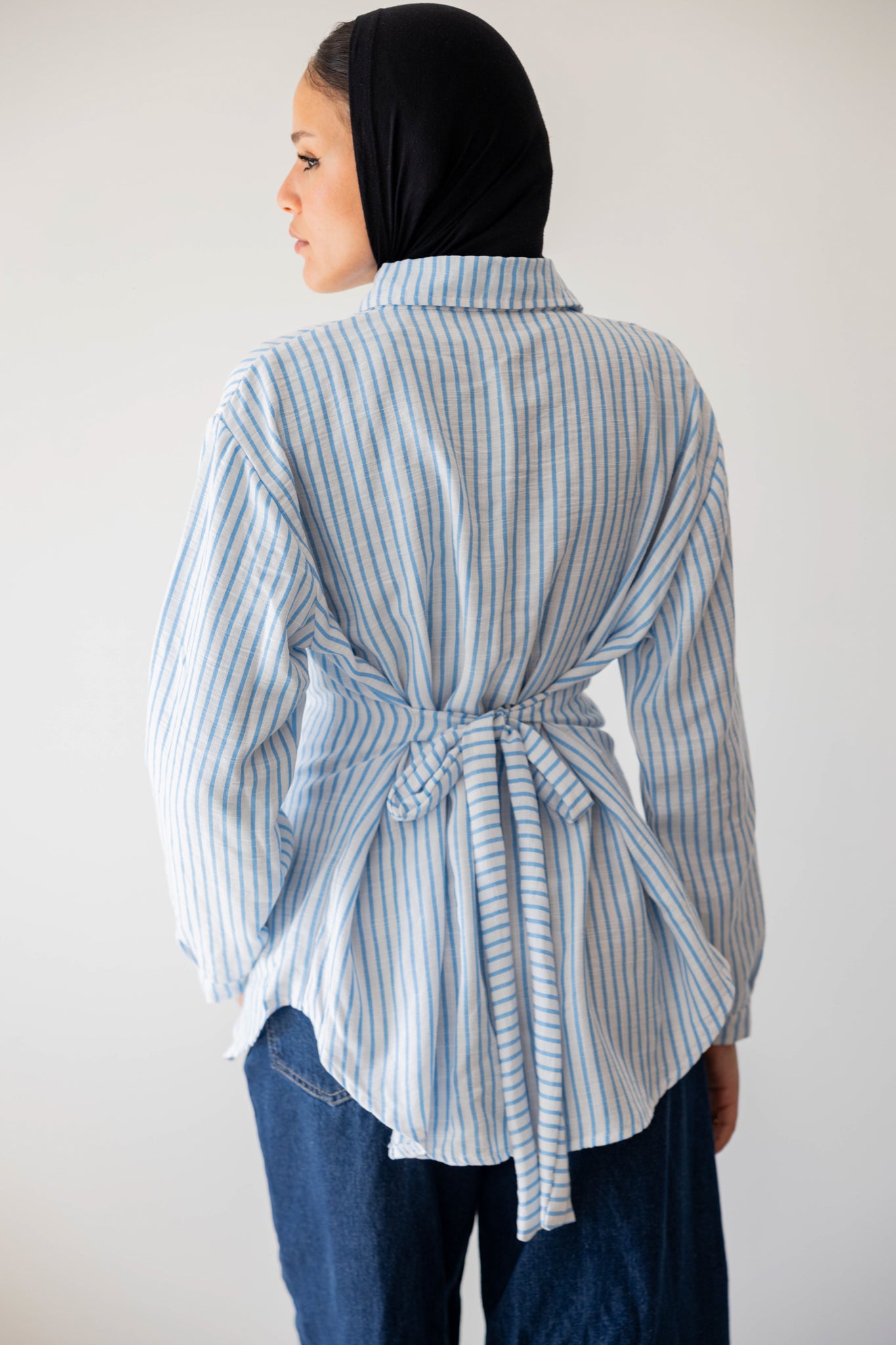 Strippy Shirt In Blue