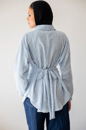 Strippy Shirt In Blue