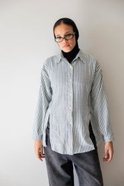 Strippy Shirt In Black