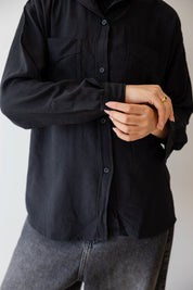 The Linen Shirt In Black