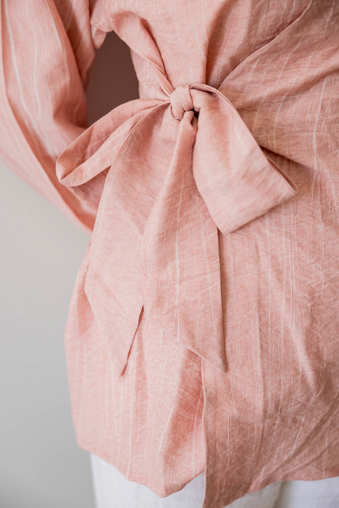 Wrap Shirt In Pink