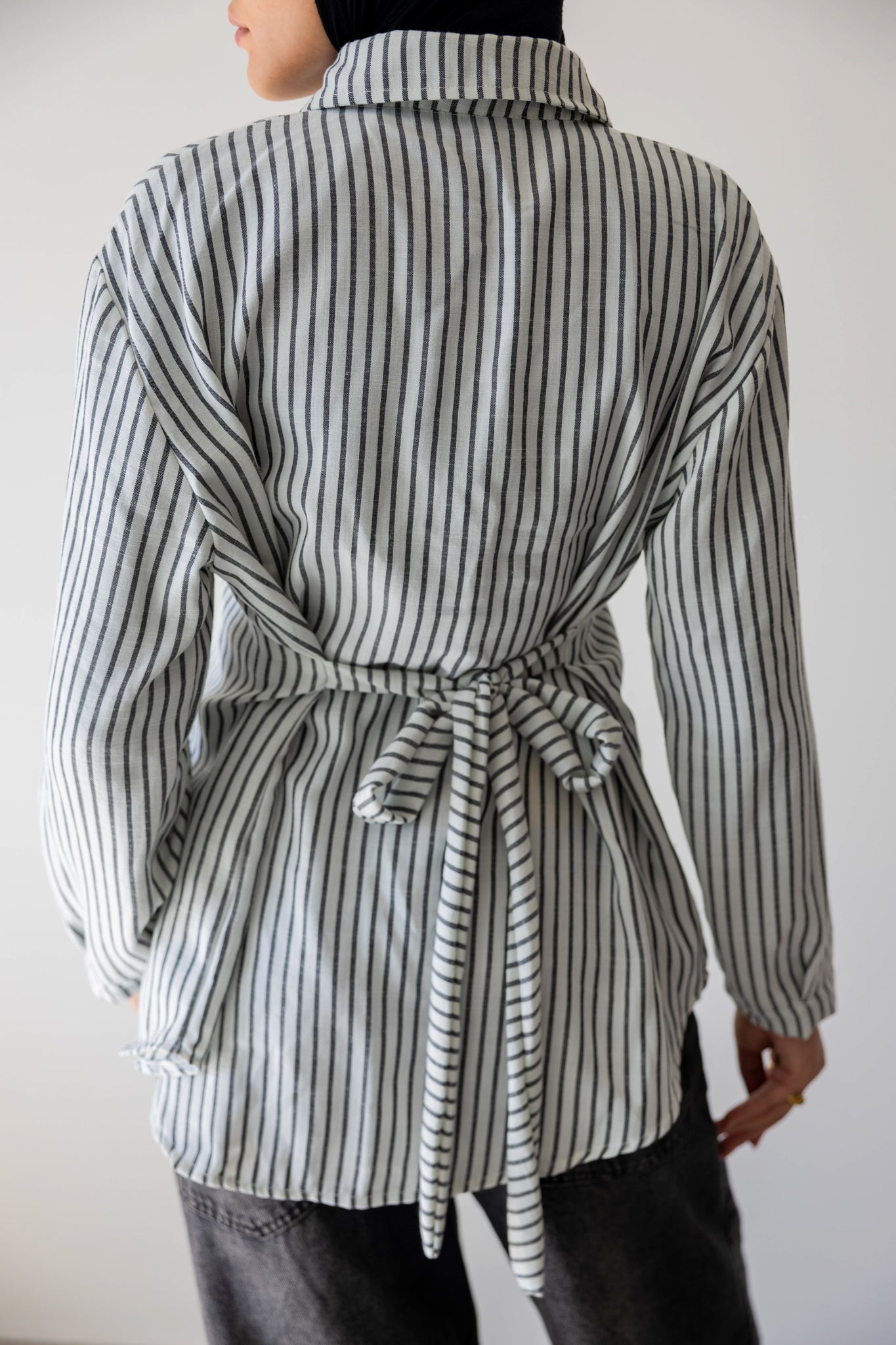 Strippy Shirt In Black
