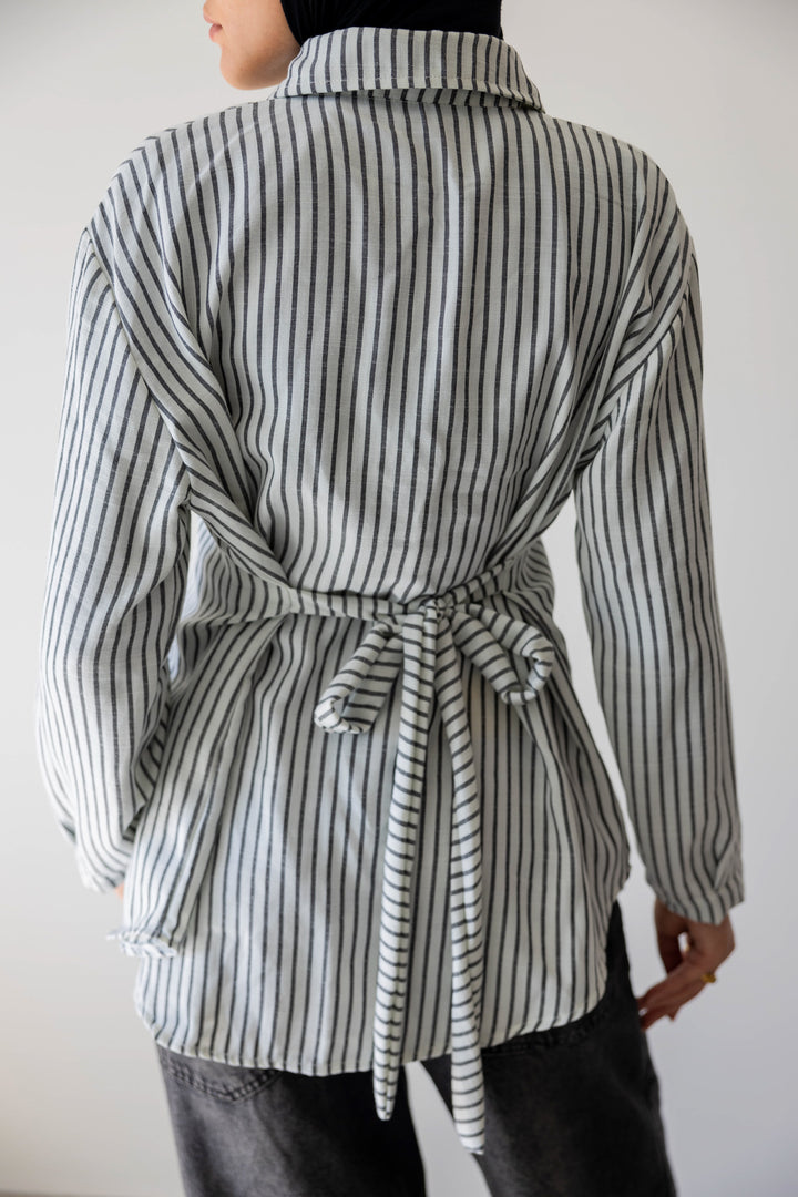 Strippy Shirt In Black