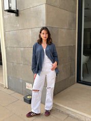 THE CARDI IN NAVY BLUE