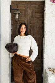 Hourglass Long Sleeve In Cream