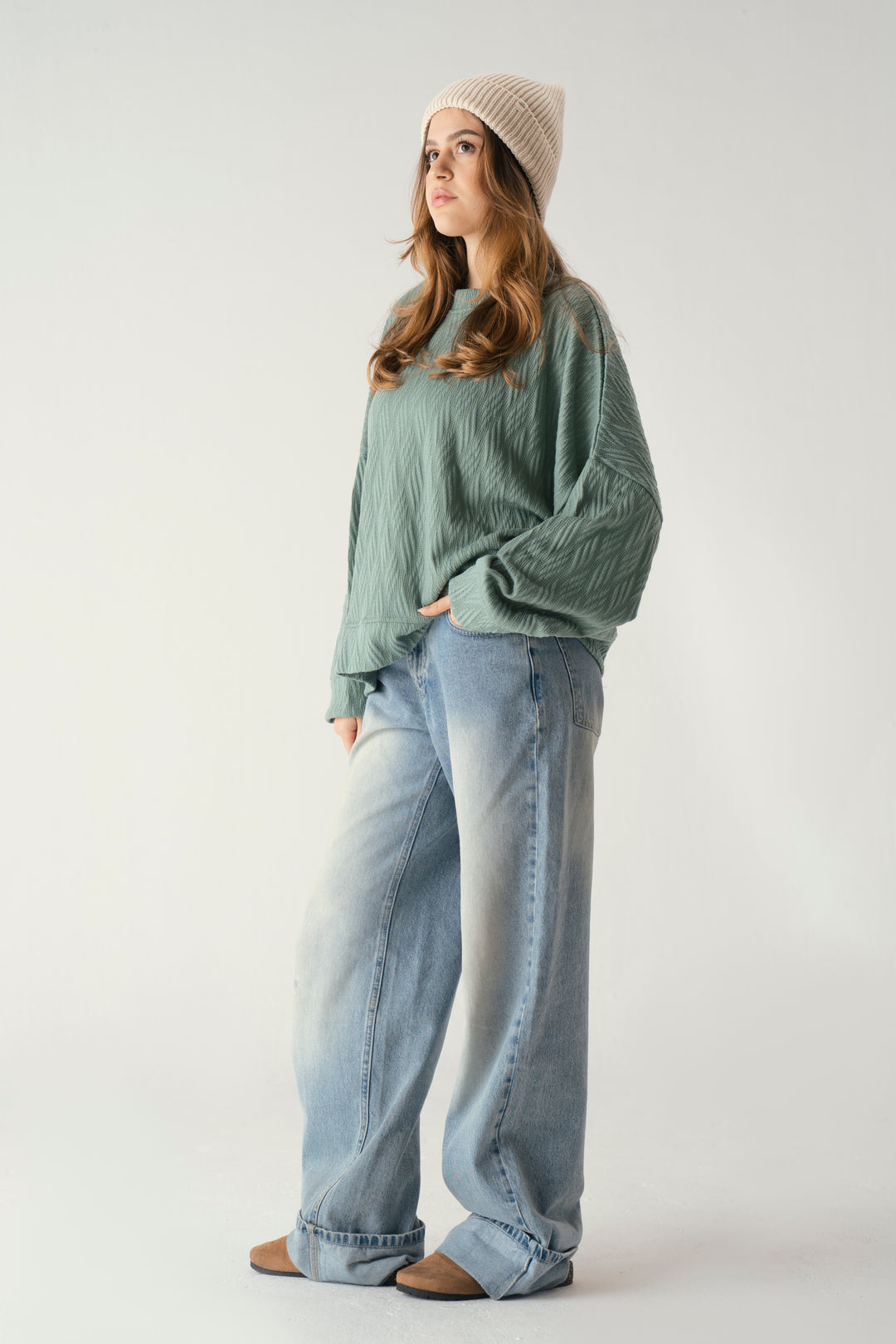 Knit Sweater In Pistachio