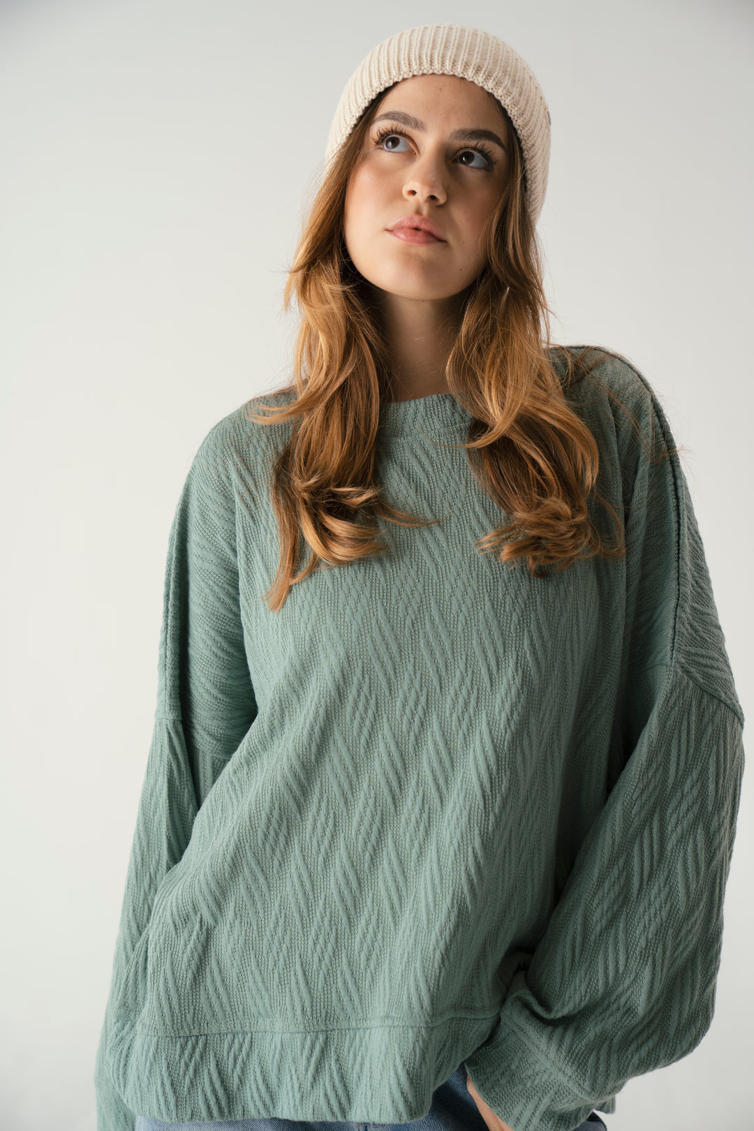 Knit Sweater In Pistachio