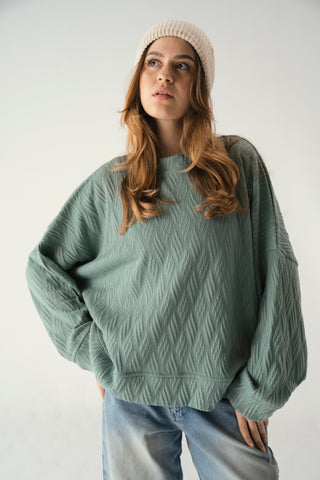 Knit Sweater In Pistachio