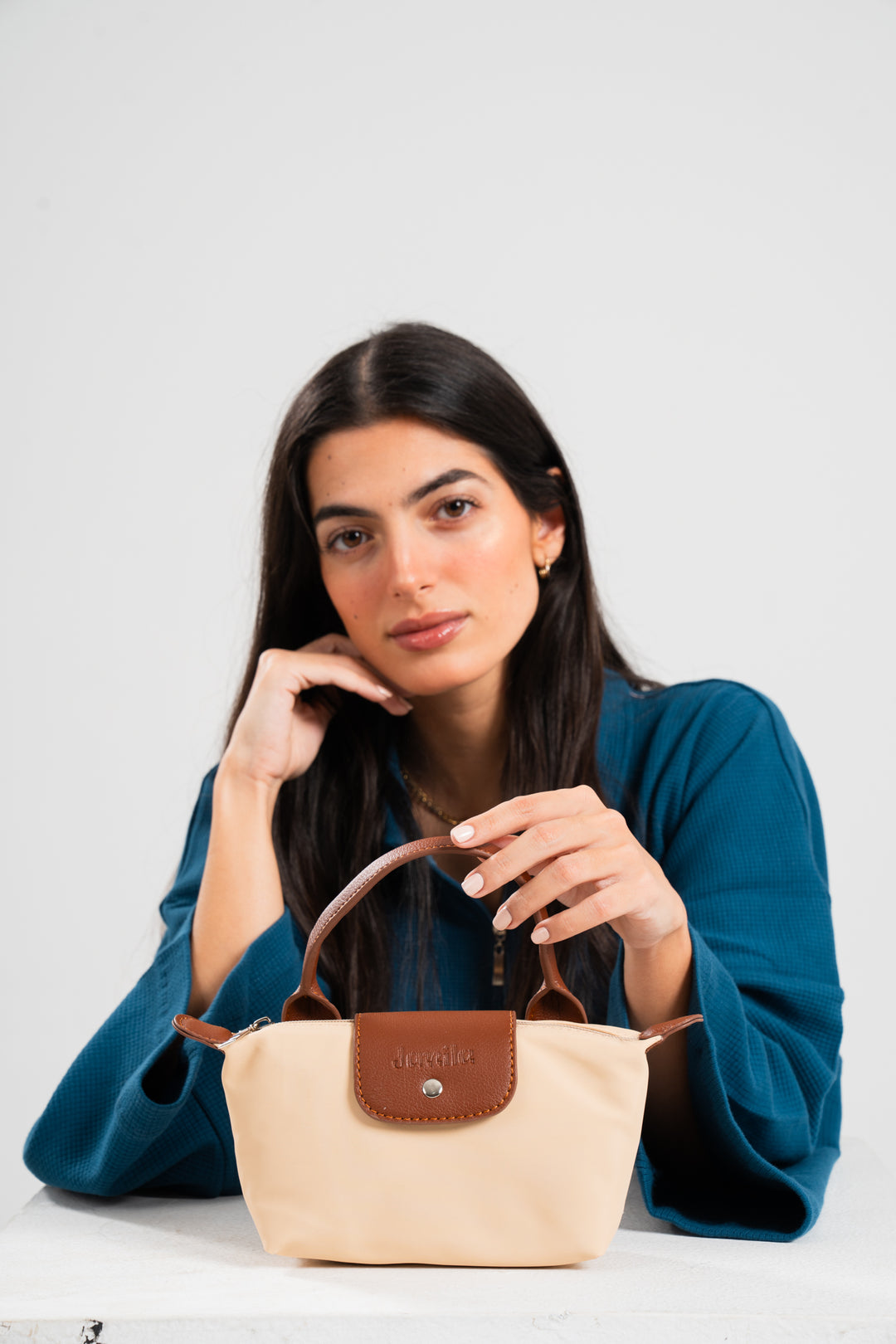 Mini All Day Tote Bag In Almond