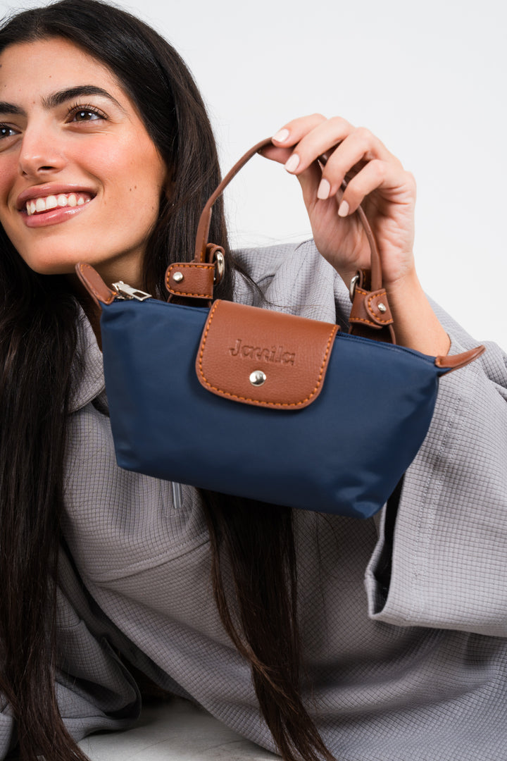 Mini All Day Tote Bag In Navy Blue