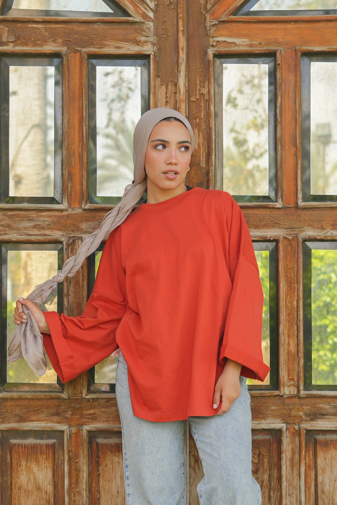 Candy Apple Oversized Blouse