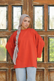 Candy Apple Oversized Blouse